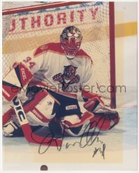 7w0965 JOHN VANBIESBROUCK signed color 8x10 REPRO still 2000s the Florida Panthers NHL hockey goalie!