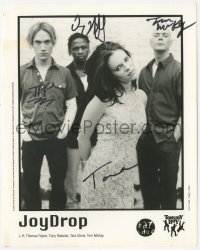 7w0558 JOYDROP signed 8x10 music publicity still 1998 by ALL FOUR alternative rock band members!