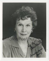 7w0975 KIM HUNTER signed 8x10 REPRO still 1980s head & shoulders portrait later in her career!