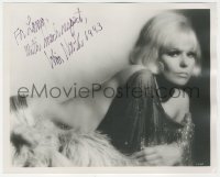 7w0430 KIM NOVAK signed deluxe 8x10 still 1960s super sexy close portrait wearing nearly nothing!