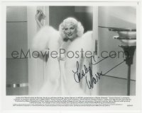 7w0439 LESLEY ANN WARREN signed 8x10 still 1982 smiling portrait with fur boa from Victor/Victoria!