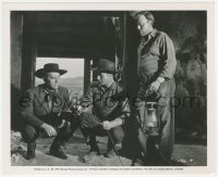 7w0443 LEX BARKER signed 8.25x10 still 1954 as a cowboy with Howard Duff in Yellow Mountain!