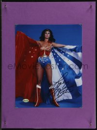 7w0011 LYNDA CARTER signed color 8x10 REPRO photo in 11x15 display 2000s ready to frame & display!
