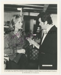 7w0449 MARIETTE HARTLEY signed TV 8x10 still 1979 c/u with James Garner in The Rockford Files!