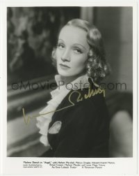 7w0996 MARLENE DIETRICH signed 8x10 REPRO still 1980s great close up from Ernst Lubitsch's Angel!