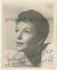 7w0453 MARY MARTIN signed deluxe stage play 8x10 still 1950 when she was in South Pacific on Broadway!