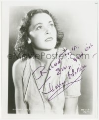 7w1005 MAUREEN O'SULLIVAN signed 8x10 REPRO still 1980s in tattered clothes from Tarzan and His Mate!