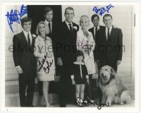 7w1014 MY THREE SONS signed 8x10 REPRO still 1980s by Beverly Garland & FOUR other co-stars!