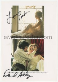 7w0566 NIGHT OF DARK SHADOWS signed color 7x10 publicity still 2000s by Lara Parker AND David Selby!