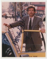 7w1018 PIERCE BROSNAN signed color 8x10 REPRO still 2000s great close up getting into a taxi cab!