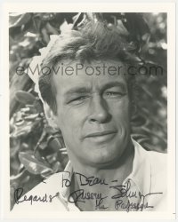 7w1034 RUSSELL JOHNSON signed 8x10 REPRO still 1980s he was The Professor on Gilligan's Island!