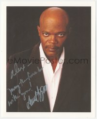 7w0570 SAMUEL L. JACKSON signed color deluxe 8x10 publicity still 2000s May the Force be with you!