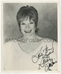 7w1040 SHIRLEY MACLAINE signed 8x10 REPRO still 1980s head & shoulders portrait of the leading lady!