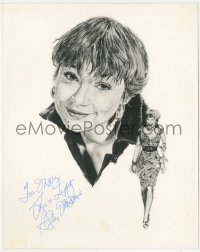 7w1041 SHIRLEY MACLAINE signed 8x10 REPRO still 1980s two cool artwork images of the pretty actress!