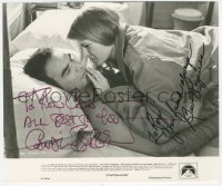 7w0494 STARTING OVER signed 8x9.5 still 1979 by BOTH Burt Reynolds AND Candice Bergen!