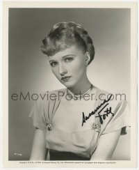 7w0499 SUSANNA FOSTER signed 8x10 still 1945 beautiful studio portrait when she worked at Universal!