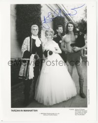 7w0505 TONY CURTIS signed 8x10 still 1989 great image in costume from Tarzan In Manhattan!