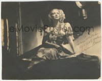 7w0301 VIRGINIA BRUCE signed deluxe 7x9 still 1930s w/recurrent-release pressbook for The Invisible Woman!