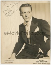 7w0577 WOODY HERMAN signed 7.75x9.75 publicity still 1940s the Big Band leader by Kriegsmann!
