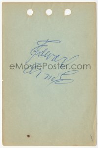 7w0635 EDWARD ARNOLD signed 4x5 album page 1940s can be framed and displayed with a repro still!