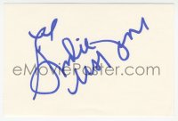 7w0668 ANDIE MACDOWELL signed 4x6 index card 1990s it can be framed & displayed with a repro still!
