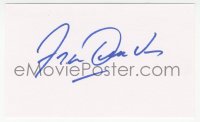 7w0696 FRAN DRESCHER signed 3x5 index card 2000s can be framed & displayed with a repro still!