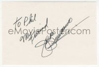 7w0726 JOCK MAHONEY signed 4x6 index card 1980s it can be framed & displayed with a repro still!