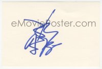 7w0729 JOHNNY DEPP signed 4x6 index card 2000s it can be framed & displayed with a repro!