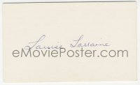 7w0742 LOUISE LORRAINE signed 3x5 index card 1970s it can be framed & displayed with a repro still!