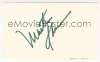 7w0745 MARTIN SHEEN signed 3x5 index card 2000s it can be framed & displayed with a repro!