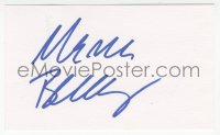 7w0751 MONICA BELLUCCI signed 3x5 index card 2000s can be framed & displayed with a repro still!