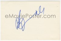 7w0764 ROBERT DUVALL signed 4x6 index card 2000s it can be framed & displayed with a repro!