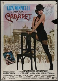 7w0028 CABARET signed Italian 1p R1978 by Liza Minnelli, she's entertaining in Nazi Germany!