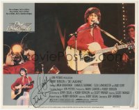 7w0102 DIE LAUGHING signed LC #6 1980 by Robby Benson, who's performing with guitar on stage!