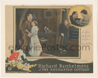 7w0104 ENCHANTED COTTAGE signed LC 1924 by May McAvoy, who's with Richard Barthelmess & another man!