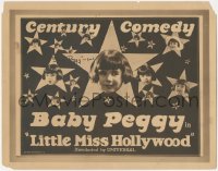 7w0069 LITTLE MISS HOLLYWOOD signed TC 1923 by Baby Peggy, many images of her in stars, ultra rare!