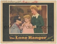 7w0113 LONE RANGER signed LC #2 1956 by Clayton Moore, who's w/ Bonita Granville & Beverly Washburn!