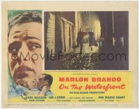 7w0123 ON THE WATERFRONT signed LC #8 R1959 by Eva Marie Saint, who is on the run with Marlon Brando!