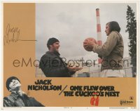 7w0124 ONE FLEW OVER THE CUCKOO'S NEST signed LC #1 1975 by Jack Nicholson, c/u with Will Sampson!