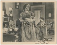 7w0128 PEGGY BEHAVE signed LC 1922 by Baby Peggy, who's smiling at dirty mother holding goose, rare!