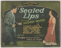 7w0072 SEALED LIPS signed TC 1925 by Cullen Landis, who's w/casino owner Dorothy Revier, ultra rare!