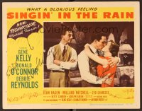 7w0145 SINGIN' IN THE RAIN signed LC #5 1952 by BOTH Debbie Reynolds AND Donald O'Connor!