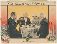 7w0169 WILDERNESS WOMAN signed LC 1926 by Aileen Pringle, eating some pretty good grub, ultra rare!