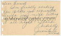 7w0580 JUANITA STARK group of 3 signed correspondence 1941-1942 two postcards & one letter!