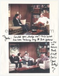 7w0280 JACK RILEY signed 9x11 paper 1980s great images as Elliot Carlin in TV's The Bob Newhart Show!