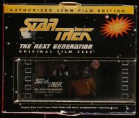 7w0655 JAMES DOOHAN signed film cell 1996 Star Trek: The Next Generation authorized 35mm film!