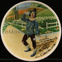 7w0316 RAY BOLGER signed #01846F Wizard Of Oz collector plate 1977 by Ray Bolger, James Auckland art!