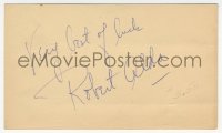 7w0617 ROBERT ALDA signed postcard 1951 sent to Fred Owesney, who he met in New York City!