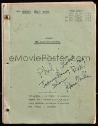 7w0221 DENNY MILLER signed TV second revised draft script 1973 McCloud screenplay by Michael Gleason!