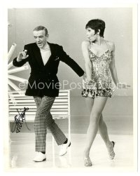 7w0386 FRED ASTAIRE TV signed 7x9 still 1968 dancing with Barrie Chase on The Fred Astaire Show!
